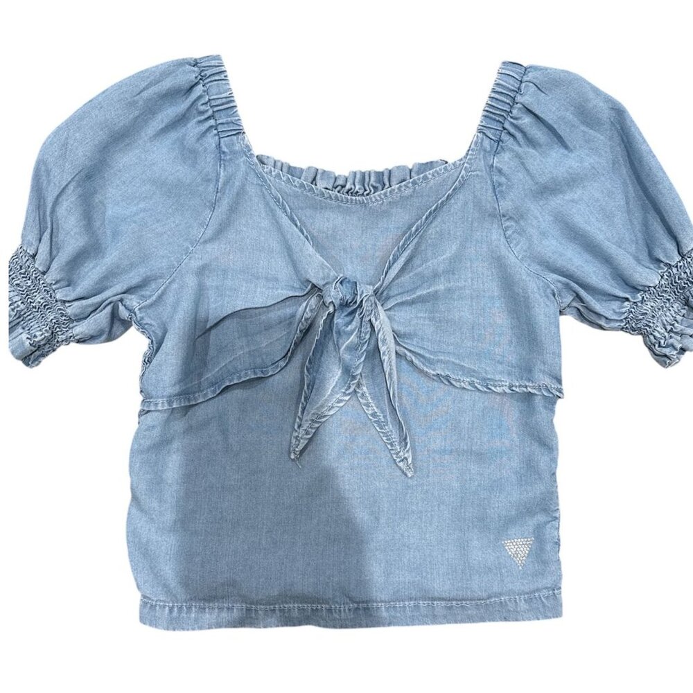 Guess Kids Puff Sleeve Blouse, size 14